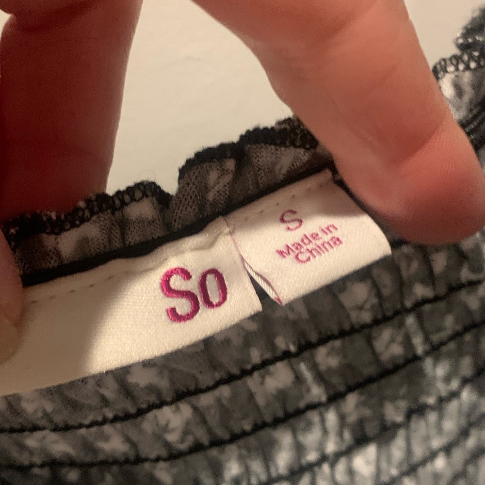Crop top flower So junior brand
